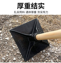 夯土器打夯锤重型夯土工具手动土地夯实机地面地基砸压实平地神器