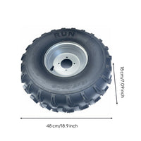 Heavy Duty ATV Tire and Rim Assembly 4 Ply Rating Vehicle Part for Beach