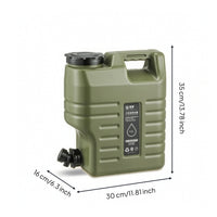 Water Container with Outdoor Water Container with Spigot Sturdy for Campers