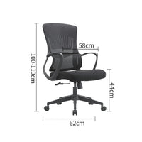 Swivel Desk Chair with Support Ergonomic Mesh Office Chair for Conference Room