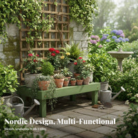 Multi-Tier Plant Stand Nordic design Flower Shelf long-lasting for Balcony, Homeowners