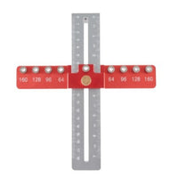 Aluminum Alloy Woodworking Hole Locator for Cabinet Handle Installation
