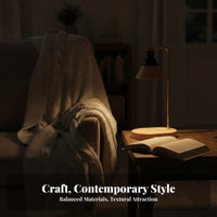 Smokeless Aroma Lamp with Wooden Base