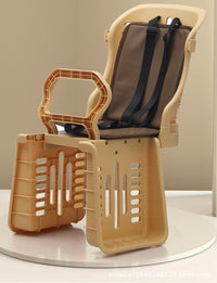 Bicycle Child Seat Rear-Mounted for Mountain Bikes, with Sunshade and Rear Rack