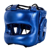 Boxing Headgear Molded Shape Full-Face Boxing Helmet Stitching Detail
