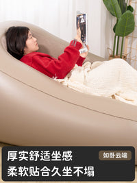榻榻米充气沙发户外露营懒人空气便携式野餐音乐节单双人午休躺椅