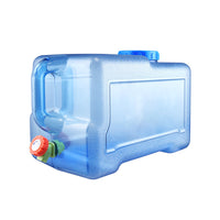 PC Outdoor Camping Water Storage Bucket with Faucet, 25L