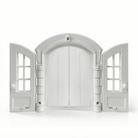 French Pet Door Latchable Pet Door with Latch Easy Access for Bedroom