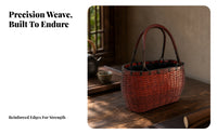 Handwoven Bamboo Basket Handbag