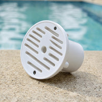 Easy Installation Pool Drain with Slotted Flange Inlet Return Fitting Long-Lasting Pool Return Fitting High-Strength