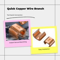 Insulated copper wire connector