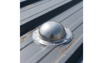 50 Pieces Metal Roof Screw Caps Sleek Metal Roof Screw Covers Weather-Resistant Reflective for Roofers