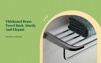 Rustproof copper towel rack