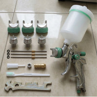 HVLP Multi-Nozzle Upper-Reservoir Feed Versatile Sprayer for Painters, Hobbyists, Automotive Painting, Car Refinishing, Workshop
