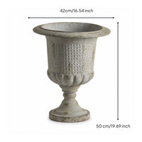 Decorative Vase Elegant Metal Vase Timeless for Mantel, Patio