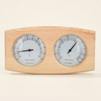 Sauna Thermometer and Hygrometer Two-dialDial Instrument Easy-to-Read for Spa