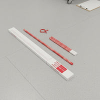 Functional Movement Screening Kit Red White Black Ybt Screening Kit Measuring Board Set Marked Scale Lines