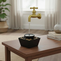 Floating Teapot Fountain USB Powered House Decoration for Office