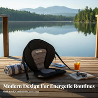 Foldable Paddleboard Spinerest Provides Spine Assistance Padded Seat with Spinerest Portable Kayak Accessory for Kayakers, Paddleboarding, Kayaking