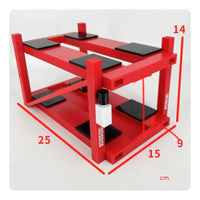 Realistic Car Model Parking Rack Long-Lasting Two-Level Parking Rack Sturdy Diecast for Hobbyists, Shelf, Desk