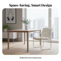 Upholstered Shell Chair Modern Design Seating Furniture Minimalist design Ergonomic spinerest for Homeowners, Adults, Bedroom