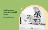 Wall-mounted brass faucet, sprayer.