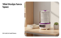 Underwear Washer Round Buttons Cordless Mini Laundry Appliance Quiet Portable Compact Washer