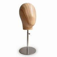Hairpiece Head with Stand Adjustable-Height Mannequin Head with Stand Stable for Boutiques, Studios