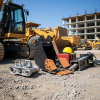 Multi-Functional Mini Excavator Quick Coupler Easy to Install Excavator Quick Hitch Versatile Hydraulic Breaker Hammer High Force Performance for Landscapers, Farmers, Demolition, Landscaping, Forestry, Farming
