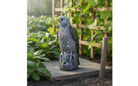 Realistic Garden Guardian Sculpture Statue Long-Lasting Plastic Garden Guardian Sculpture Decoy Realistic Raptor Statue