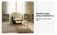 Penguin-Shaped Sofa Creature Shape children's Furniture High-Density Foam Safety Certified for Kindergarten