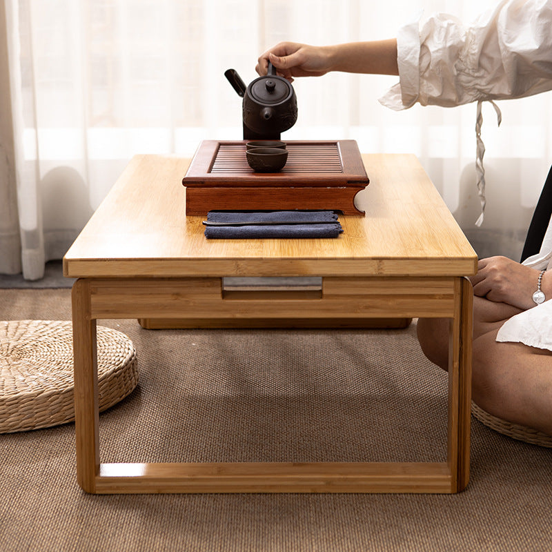 Japanese Style Folding Bamboo Tea Table