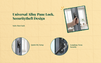 Child-safe sliding hook lock