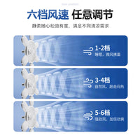 6-Blade Ceiling Fan Light with Remote Control