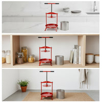 Juice Press with T-Handle Hand-Operated Manual Wine Press Easy to Use