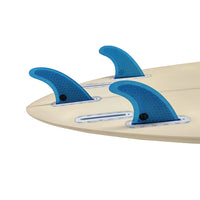 Surfboard Fin Single Tab/FUT Base Honeycomb Fiberglass Fin Solid Color