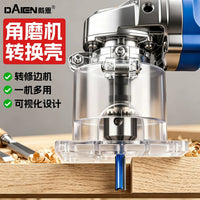 Angle Grinder Trimmer Conversion Head Accessories Woodworking Trimming Knife Straight Knife Round Corner Knife Slotting Auxiliary Tool Hand Grinder