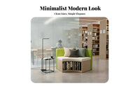 Curved Shelving Unit Bench Integrated Storage Literary Nook Seating Comfortable Padding Ing Long-Lasting Frame for Readers