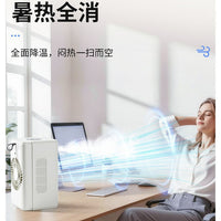 跨境喷雾迷你桌面制冷风扇宿舍移动空调扇小型冷风机学生电风扇