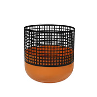 Iron Fruit Bowl Openwork Bowl with Lattice Design Modern Vessel for Interior Stylists, Living Room