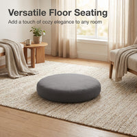 Memory Foam Floor Cushion, Round Tatami Meditation Cushion, Large Floor Pillow for Meditation, Floor - Image 10