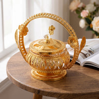 Sugar Bowl with Spoon Decorative Seasoning Jar with Spoon Easy to Clean