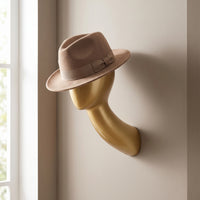 Wall-Mounted Mannequin Head Fiberglass Mannequin Head with Long Neck Glossy for Boutiques, Studios