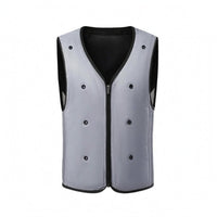 Cooling Vest Breathable Mesh Sleeveless Zip Vest Fitted for Outdoor Wear