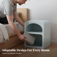 interlocking Storage Cube Opendesign Shelf Nightstand adaptable for Children, Renters