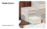 Stackable Clothing Separator Space Saving Stackable Pull-extractable container for property owners
