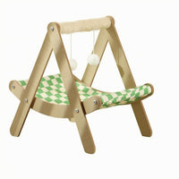 Cat Hammock Swing Triangular Stand Pet Lounger Stable Structure