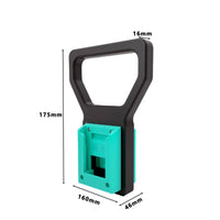 Battery Storage Rack with Handle Handheld Organizer Rigid for DIYers, Mechanics