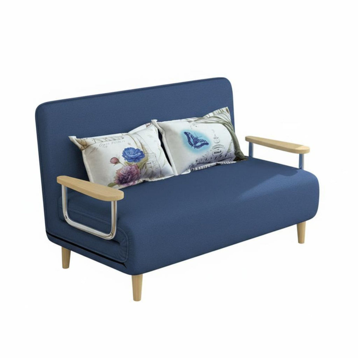 Pull-expandable Sofa Bed Multi-Functional Armless Pull-expandable Sofa Bed Foldable Easy Assembly for Students