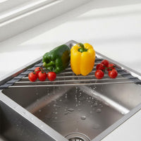 2 Pieces Triangle Sink Drying Rack Space Saving Corner Sink Holder Rustproof